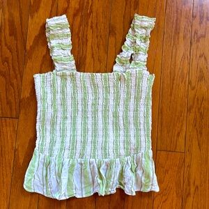 LC Lauren Conrad Cropped Ribbed top